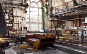Mieszkanie w stylu loft